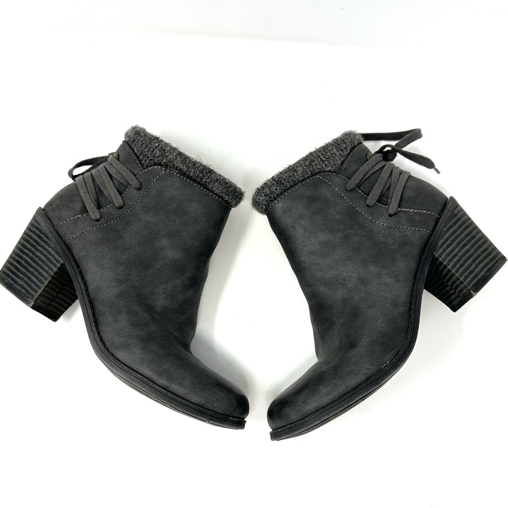 Roxy Dakota Heeled Ankle Booties Dark Gray - Picture 4 of 14